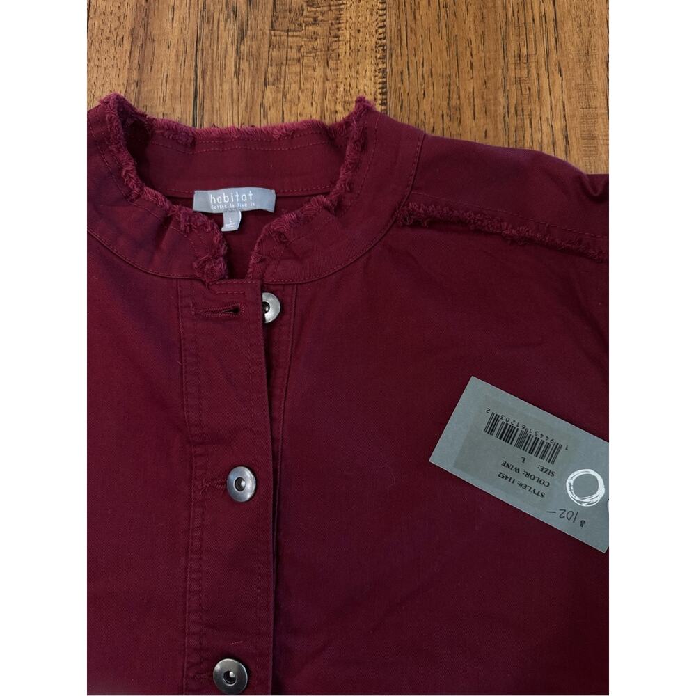 NWT - Habitat Stretch Denim Cargo Jacket - Size L - Picture 4 of 6